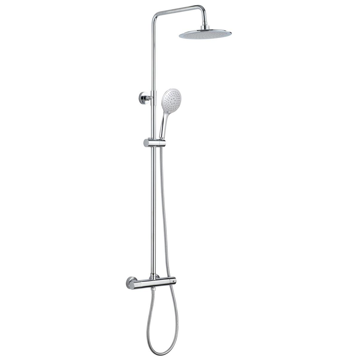 YS34131C Cột sen tắm, cột tắm mưa có vòi chỉnh nhiệt, có thể điều chỉnh độ cao;