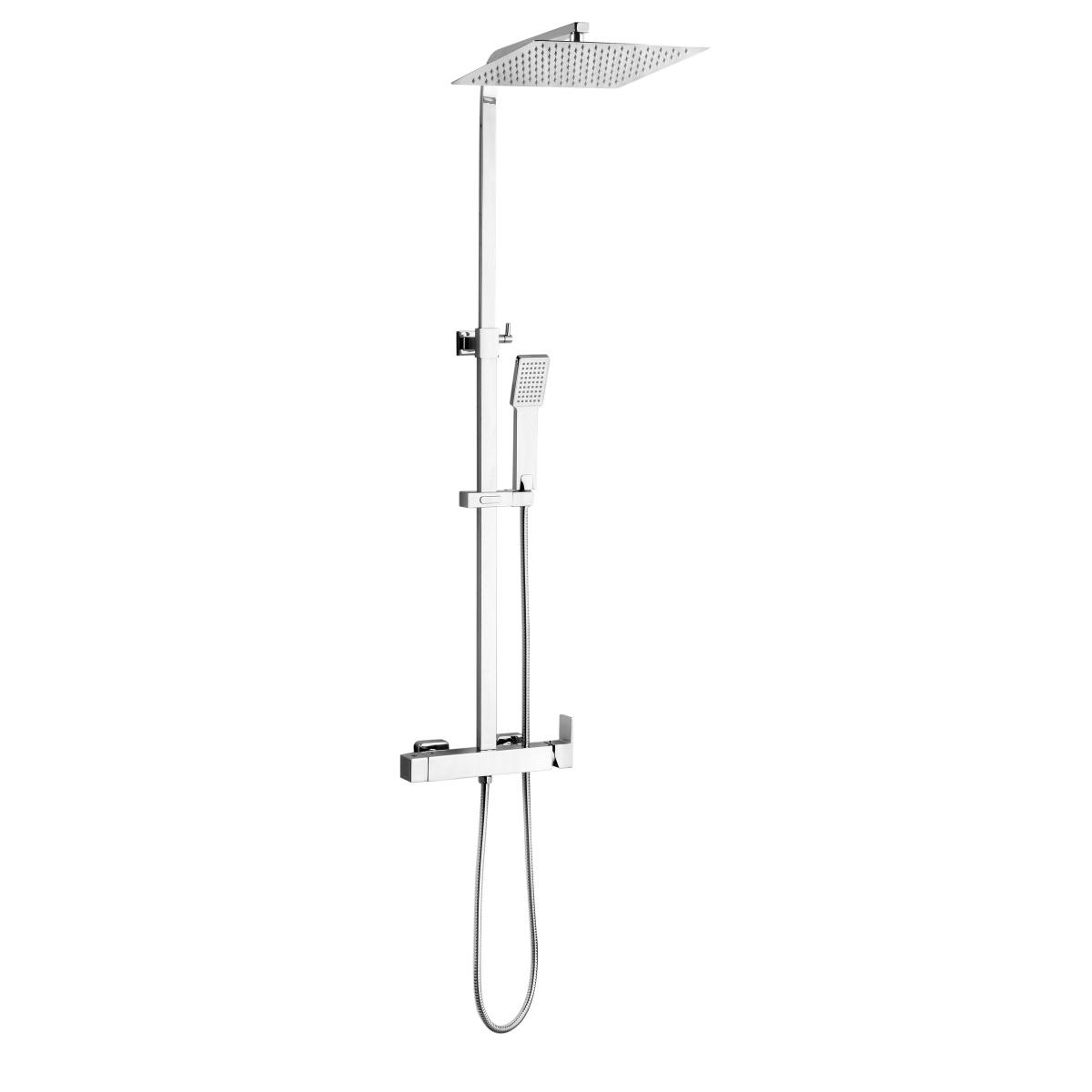 YS34185 Cột sen vuông, cột sen tắm có vòi sen, có thể điều chỉnh độ cao;