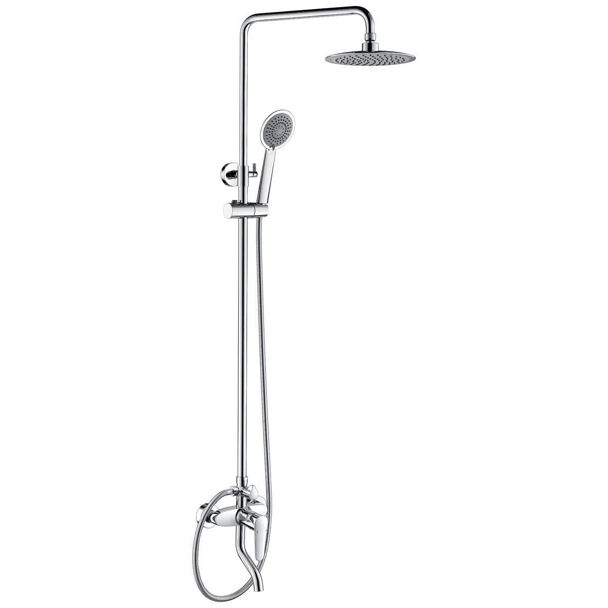 YS34262 Cột sen tắm, cột tắm mưa có vòi và vòi, có thể điều chỉnh độ cao;