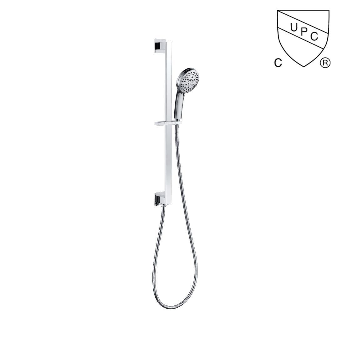 DA310017CP UPC, Bộ dụng cụ tắm vòi sen trượt được chứng nhận CUPC;