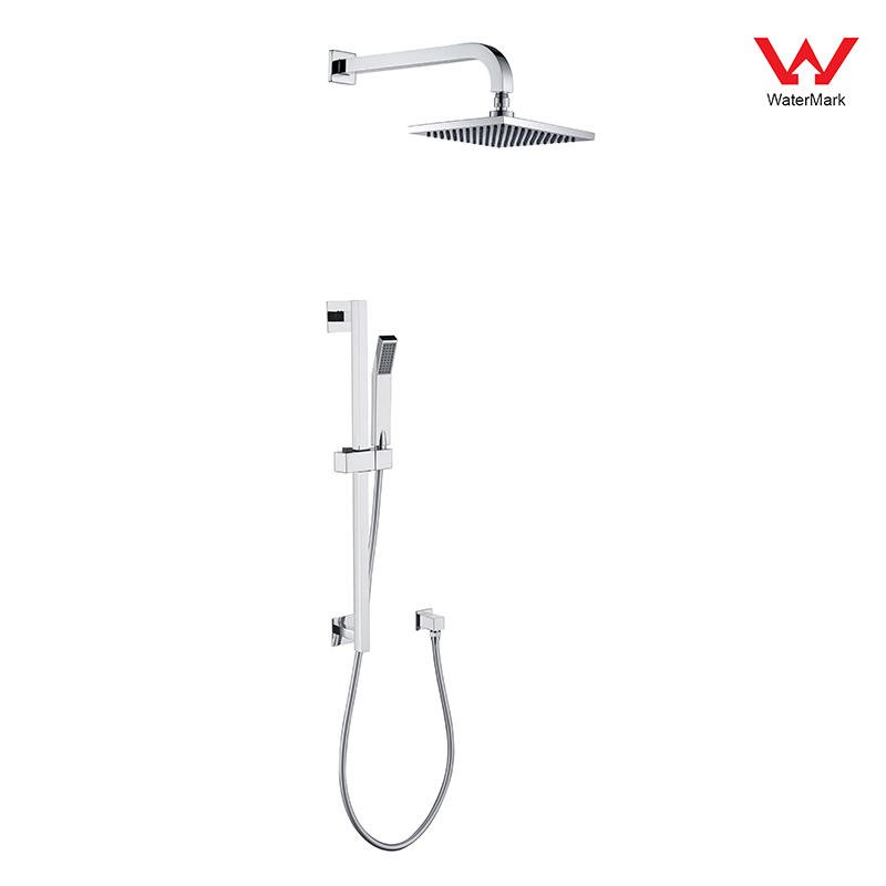 DA610015CP Bộ dụng cụ tắm đứng được chứng nhận Watermark, bộ vòi sen trượt, bộ vòi sen;