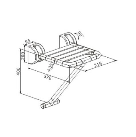 S39418 Ghế tắm, ghế tắm, ghế tắm chống trượt;