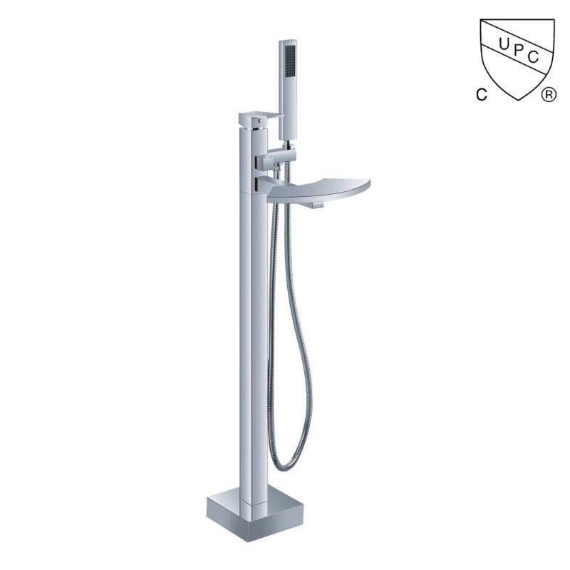 Y0120 UPC, Vòi bồn tắm đứng được chứng nhận CUPC, vòi bồn tắm đặt trên sàn;