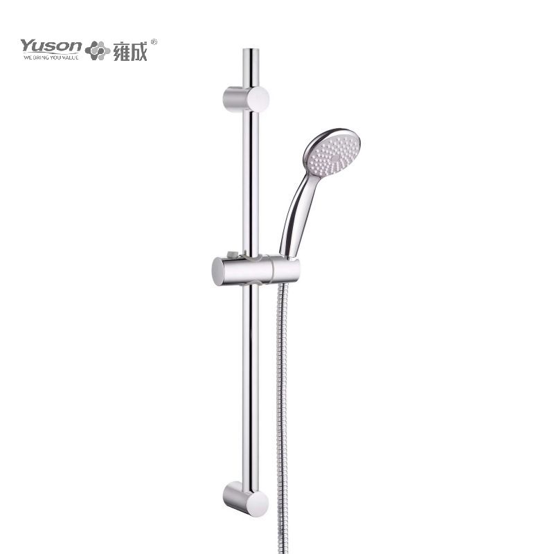 YS33277 ø19mm Bộ sen tắm trượt Thanh trượt SS, Sen tay 1 chức năng cấp sen inox 1,5m