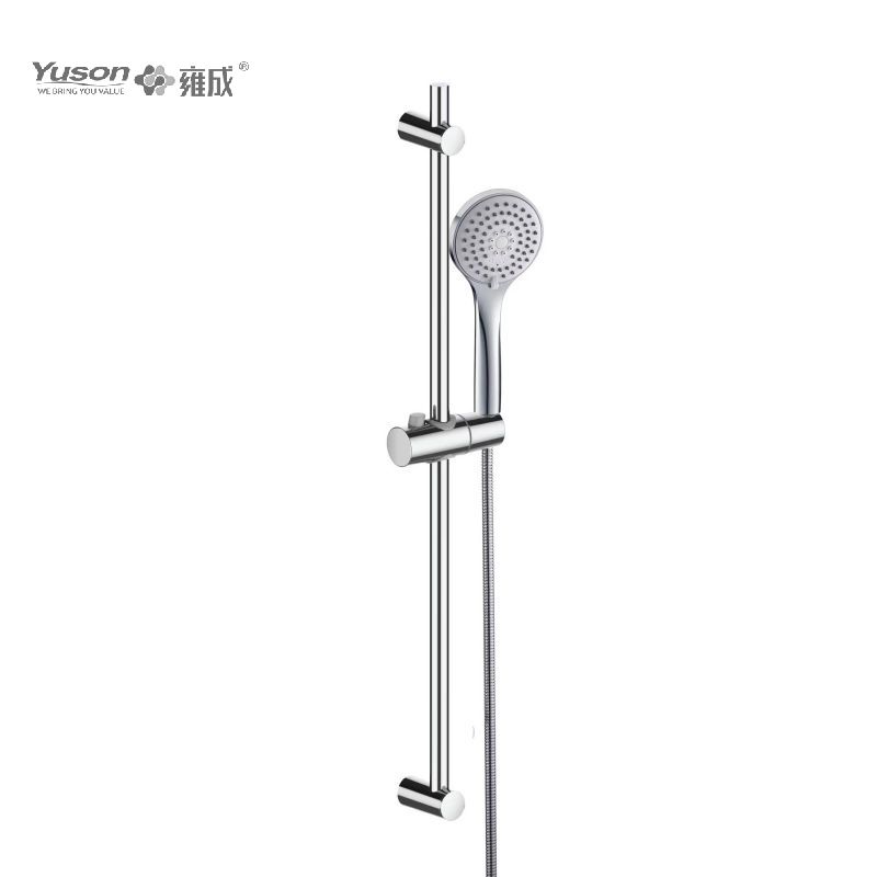 YS33279A ø19mm Bộ sen tắm Thanh trượt SS, Sen tay 3 chức năng bát sen inox 1,5m, kèm đĩa xà phòng