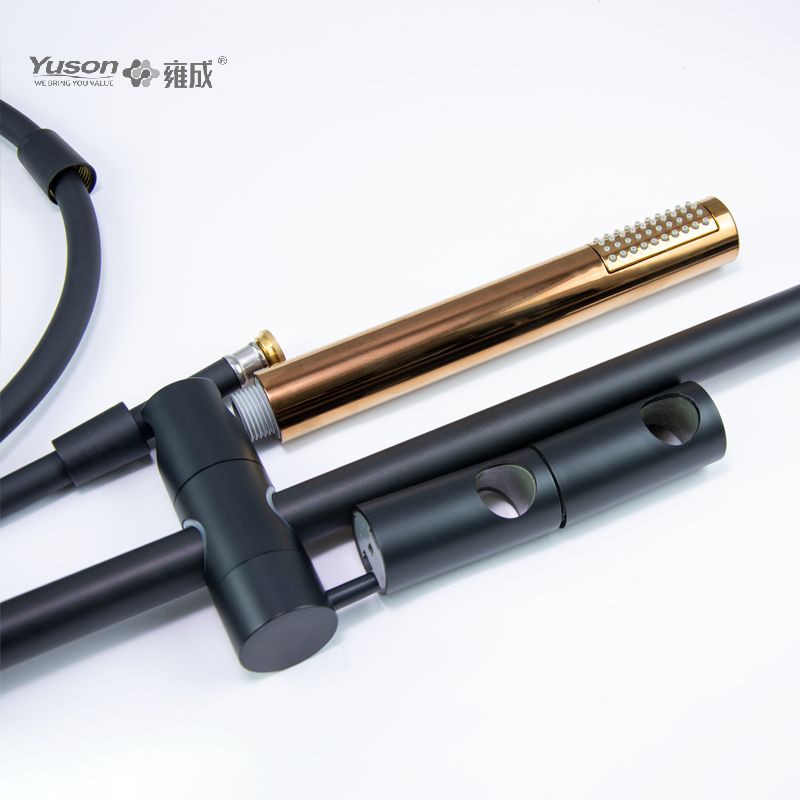 YS33137 Bộ sen tắm ray trượt thiết kế dạng ống, Sen tay 1 chức năng, Cấp sen 1,5m