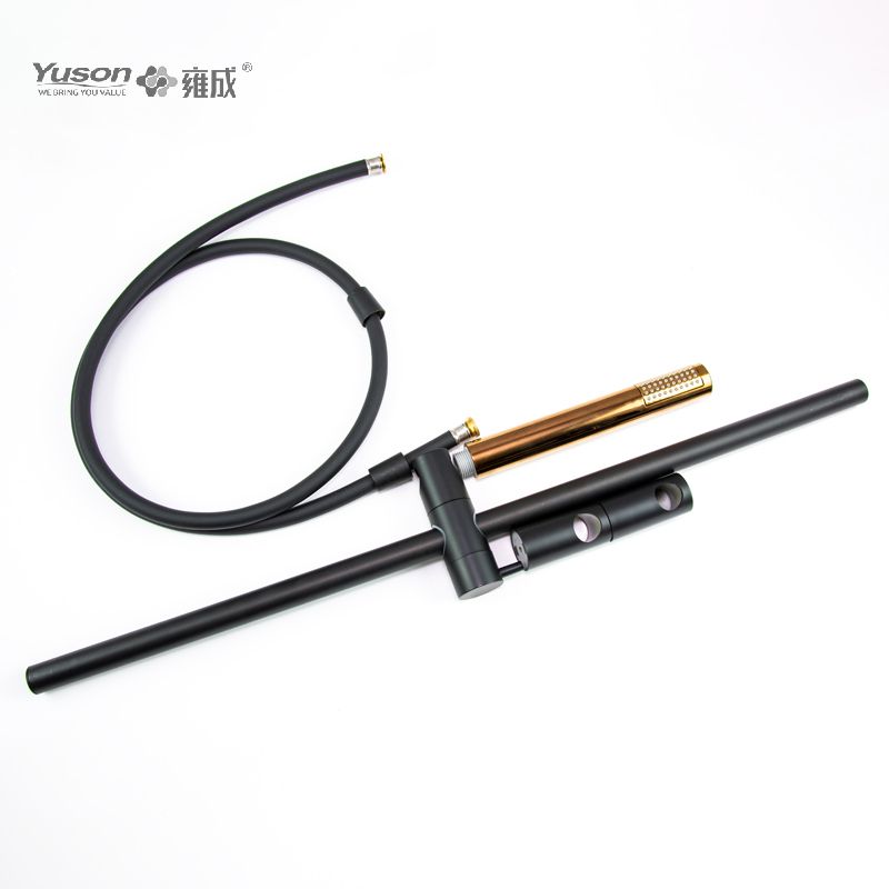 YS33137 Bộ sen tắm ray trượt thiết kế dạng ống, Sen tay 1 chức năng, Cấp sen 1,5m