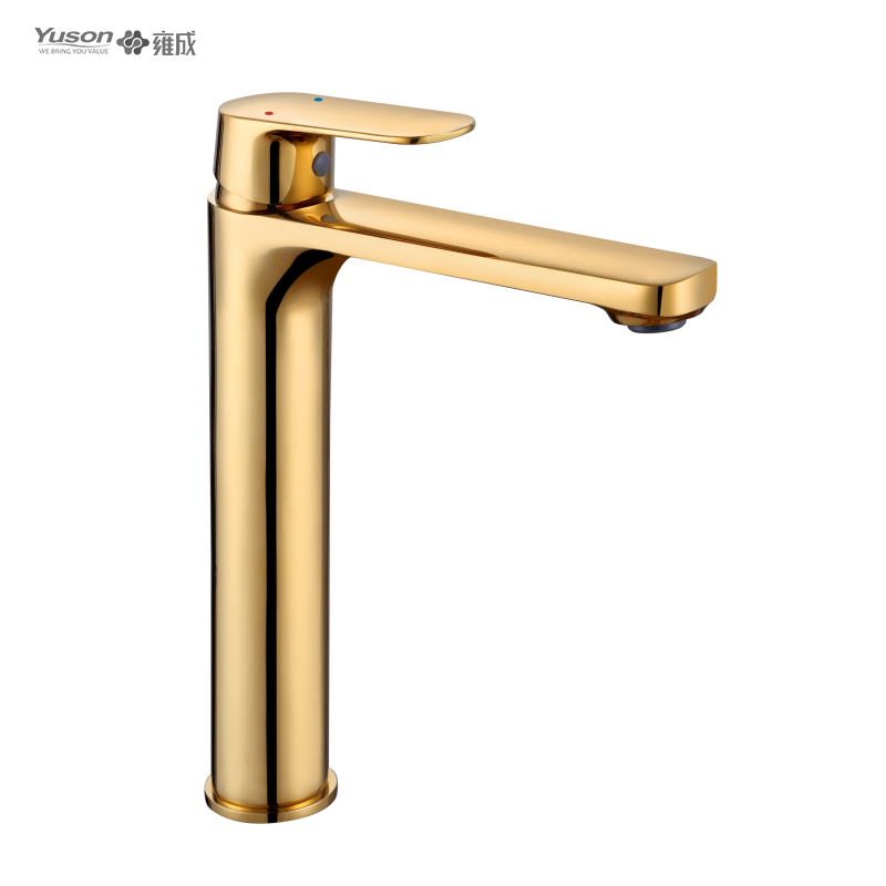 3178-31 Cần gạt đơn vòi bằng đồng thau Máy trộn lưu vực cao nước nóng và lạnh gắn trên boong