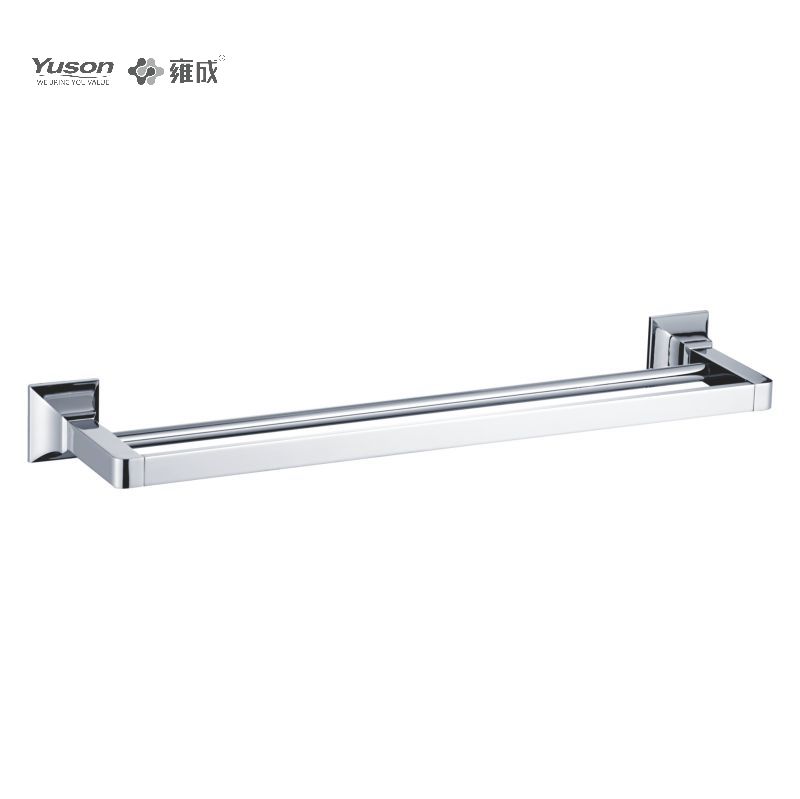 11124D Sleek Phụ kiện phòng tắm, Thanh treo khăn 2 cực, 24”, Giá treo khăn, Giá treo khăn bằng kẽm/đồng thau/SUS, treo tường(Series 11100)