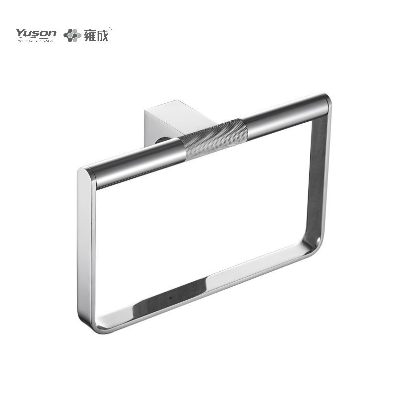 12410 Sleek Phụ kiện phòng tắm, Vòng treo khăn, Giá treo khăn, Giá treo khăn bằng kẽm/đồng thau/SUS, treo tường(Series 12400)