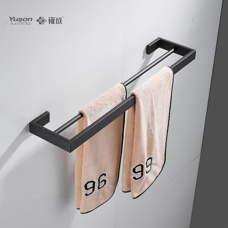 12724D Sleek Phụ kiện phòng tắm, Thanh treo khăn 2 cực, 24”, Giá treo khăn, Giá treo khăn bằng kẽm/đồng thau/SUS, treo tường(Series 12700)
