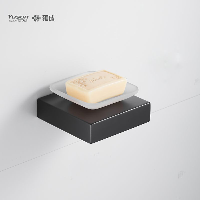 12785 Phụ kiện phòng tắm kiểu dáng đẹp, Đĩa đựng xà phòng, có đĩa thủy tinh, Giá đựng xà phòng bằng kẽm/đồng thau/SUS, treo tường (Dòng 12700)