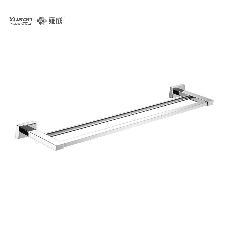 13424D Sleek Phụ kiện phòng tắm, Thanh treo khăn 2 cực, 24”, Giá treo khăn, Giá treo khăn bằng kẽm/đồng thau/SUS, treo tường(Series 13400)