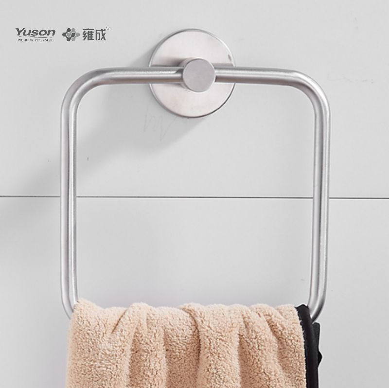 15510 Sleek Phụ kiện phòng tắm, Vòng treo khăn, Giá treo khăn, Giá treo khăn bằng kẽm/đồng thau/SUS, treo tường (Dòng 15500)