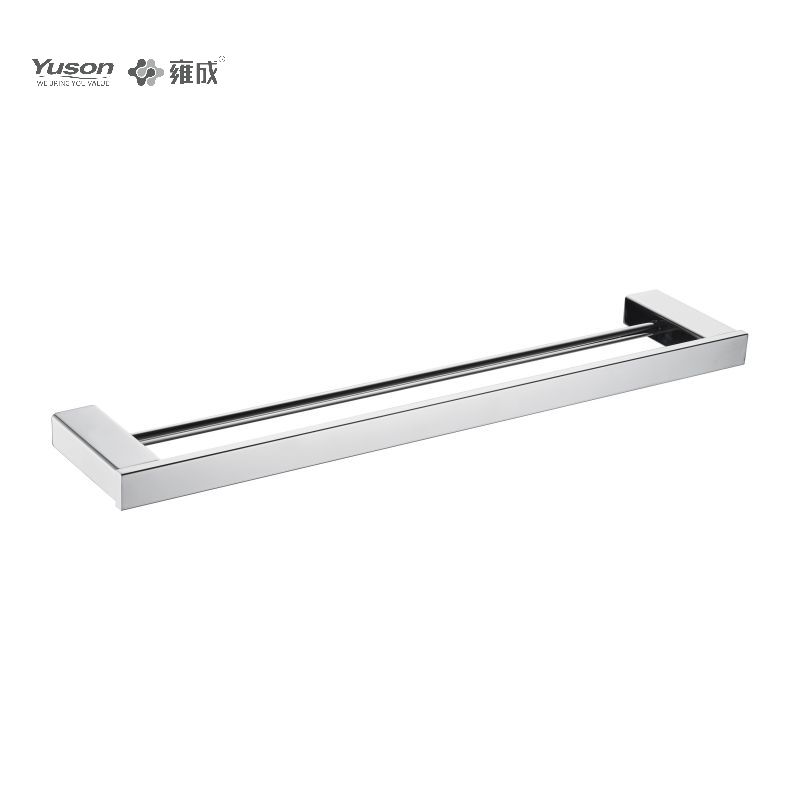 23924D Sleek Phụ kiện phòng tắm, Thanh treo khăn 2 cực, 24”, Giá treo khăn, Giá treo khăn bằng kẽm/đồng thau/SUS, treo tường(Series 23900)