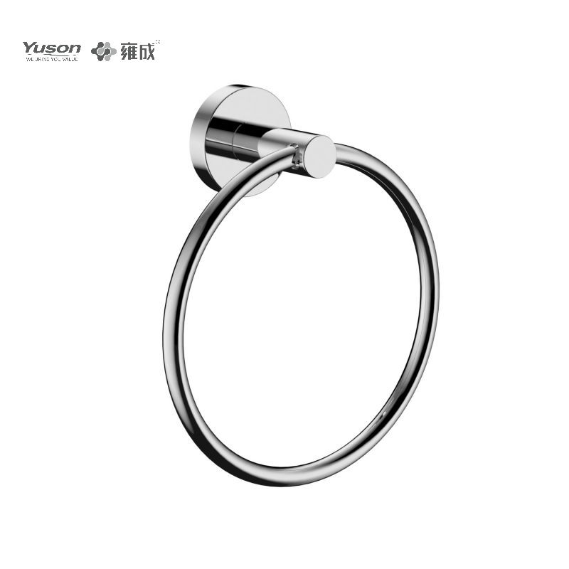 26210 Sleek Phụ kiện phòng tắm, Vòng treo khăn, Giá treo khăn, Giá treo khăn bằng kẽm/đồng thau/SUS, treo tường (Series 26200)