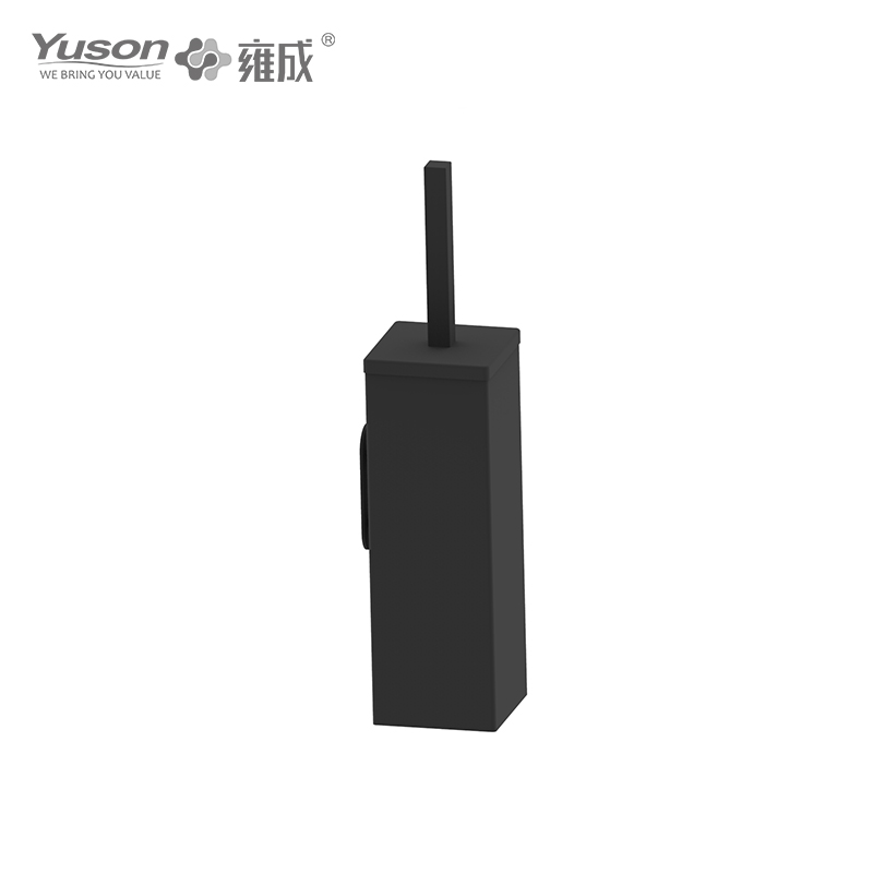 27190B Phụ kiện phòng tắm kiểu dáng đẹp, Bàn chải bồn cầu có cốc thủy tinh mờ/cường lực, Bàn chải bồn cầu kẽm/đồng thau/SUS, treo tường (Dòng 27100)