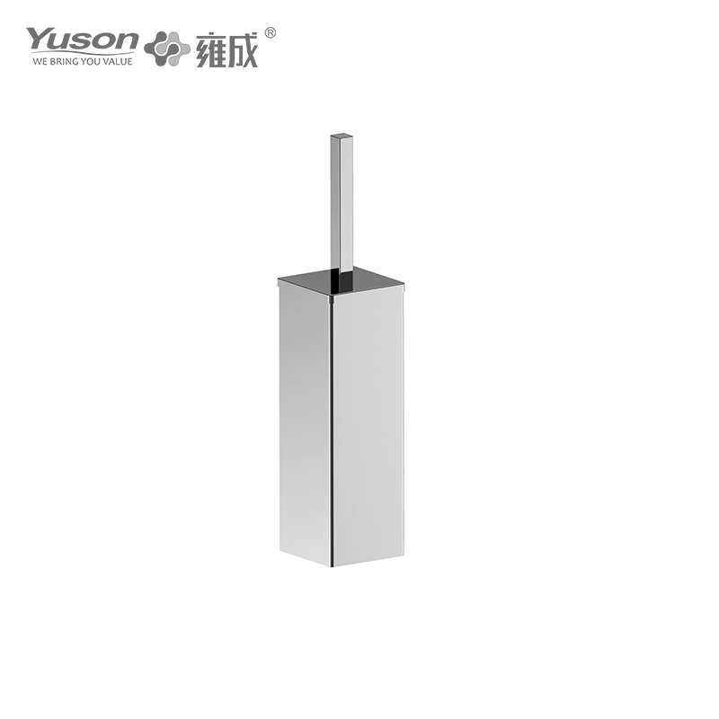 27190C Phụ kiện phòng tắm kiểu dáng đẹp, Bàn chải bồn cầu có cốc thủy tinh mờ/cường lực, Bàn chải bồn cầu kẽm/đồng thau/SUS, treo tường (Dòng 27100)