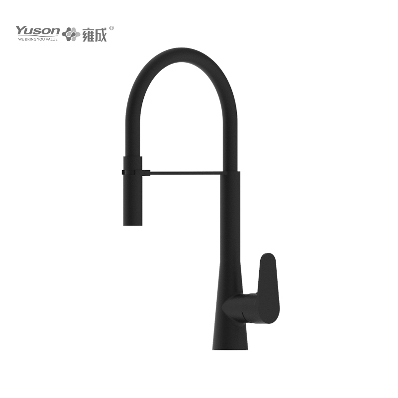 3377-51 Vòi bằng đồng thau Cần gạt đơn gắn trên boong Máy trộn bồn rửa nhà bếp